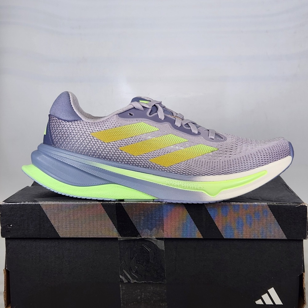 Adidas Running Shoes Women Size 8.5 Silver Dawn Supernova Solution Sneakers